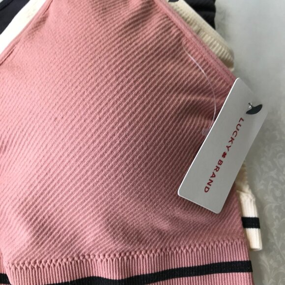 LUCKY BRAND Women's Full Figure Ribbed Comfort Bra 3-Pack NEW Size : 1XL - Picture 8 of 8